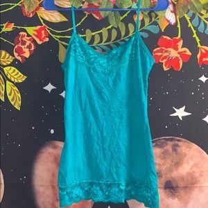 Teal camisole